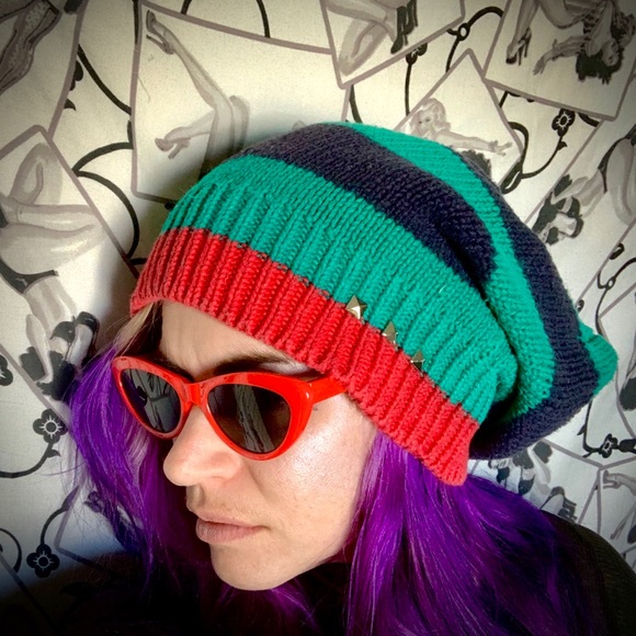 Upcycled Sweater Beanie - Picture 2 of 3